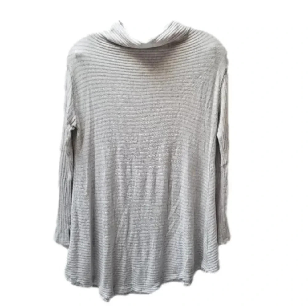Free People Grey Cowl Neck Sweater XS